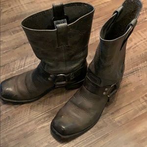 Frye harness boots
